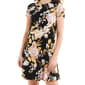 Petite Harlow & Rose Floral Shift Dress-Black Beauty/Multi - image 3
