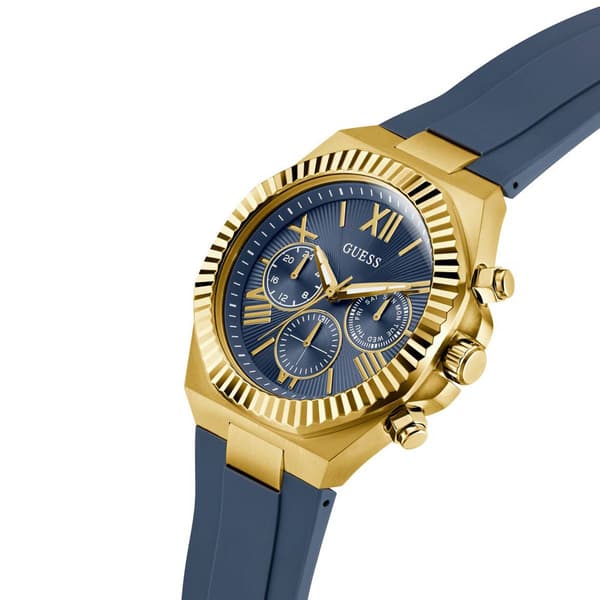 Mens Guess Gold-Tone Multi-Function Watch - GW1011G2