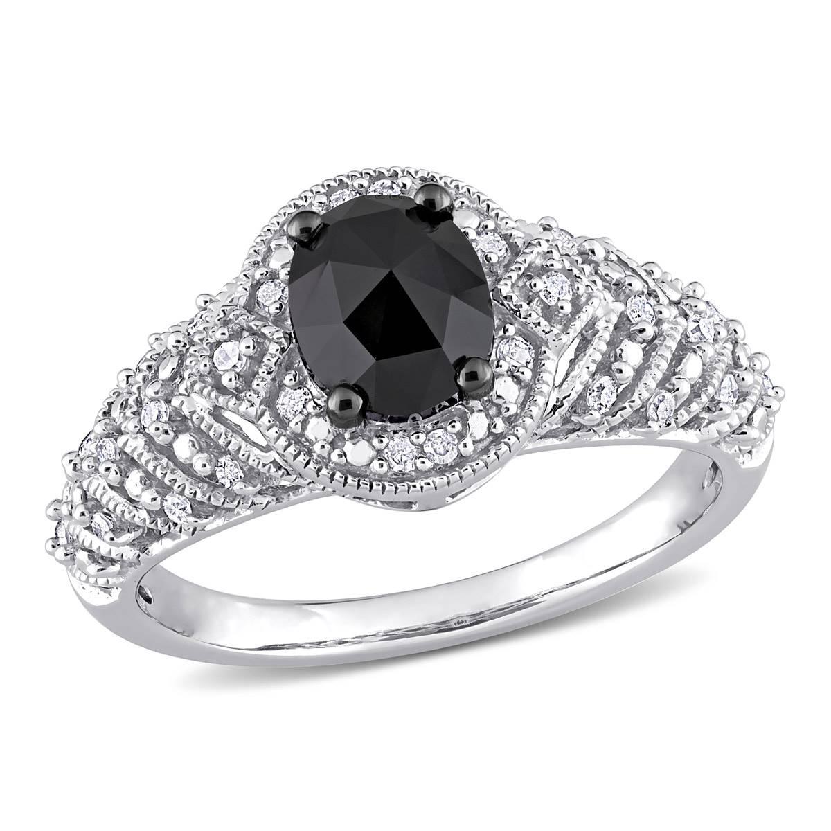 Radiant Rainbow™ White Gold 1ctw. Diamond Engagement Ring