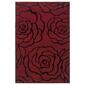Linon Milan Collection Rose Accent Rug - 2x3 - image 1