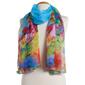 Womens Renshun Large Floral Edge Oversized Oblong Scarf - image 1
