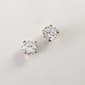 10kt. Yellow Gold Cubic Zirconia Stud Earrings - image 1