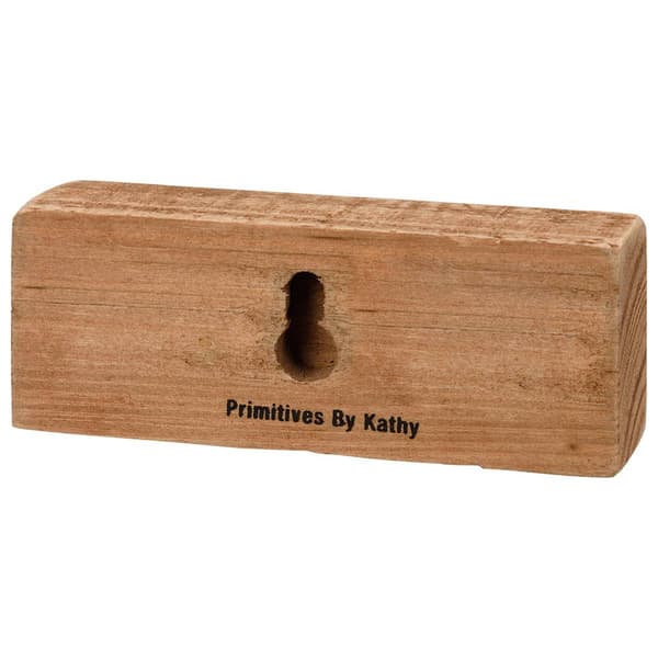 Cartello Decorativo In Legno Primitives By Kathy "Happy Spring", 12,7x7,6x2,5 Cm
