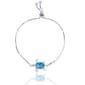 Gemstone Classics&#40;tm&#41; Silver Created Opal Turtle Bracelet - image 1