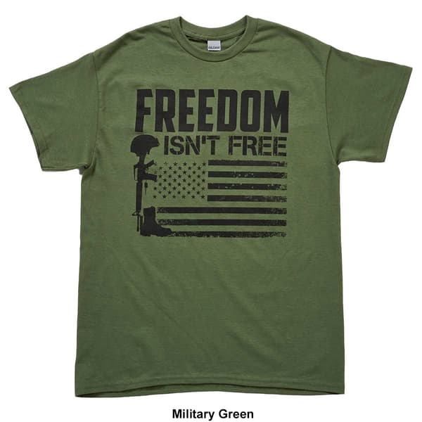 Mens Freedom Isn't Free Short Sleeve Graphic T-Shirt