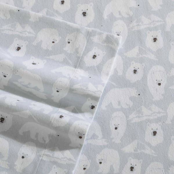 Eddie Bauer Explorer Bears Cotton Flannel Sheet Set