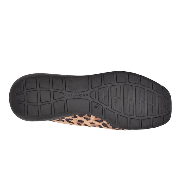 Womens Easy Spirit Avienta Leopard Suede Loafers