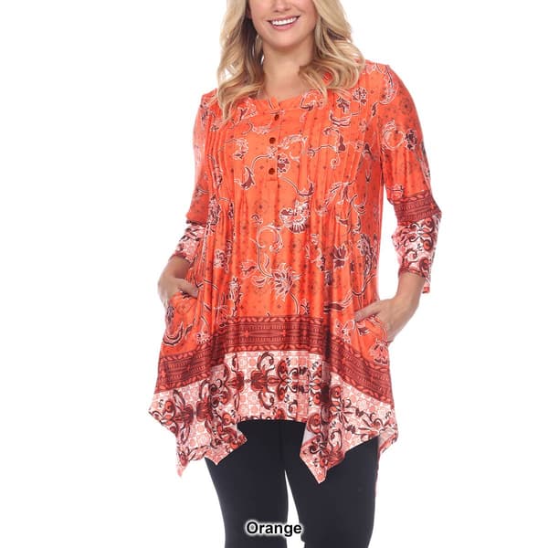 Plus Size White Mark Victorian Tunic