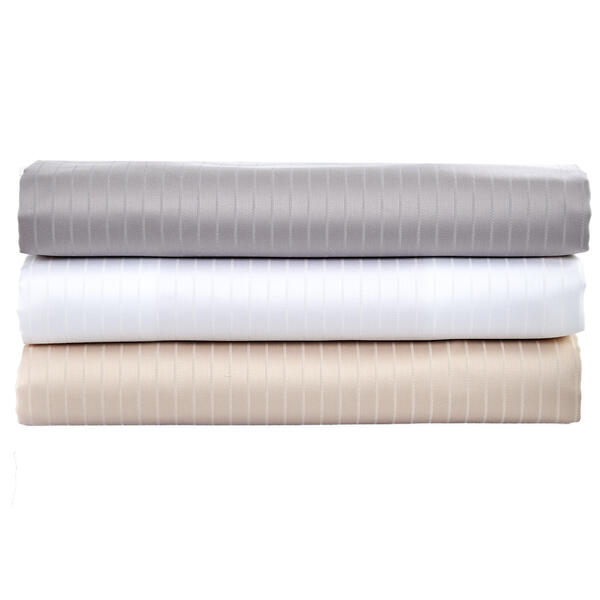 6pc. Striped 1800 Thread Count Sheet Set - image 