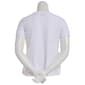 Womens Emily Daniels Short Sleeve Textured Tee with Band Trim - image 3