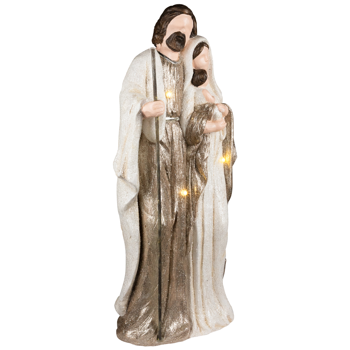 Northlight Lighted Glittery Holy Family Christmas Decoration