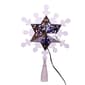 Kurt Adler Blue & White LED Rotating Snowflake Treetop - image 5
