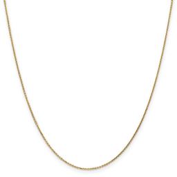 Unisex Gold Classics™ .95mm. 14k Diamond Cut Cable 14in. Necklace