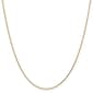 Unisex Gold Classics&#8482; .95mm. 14k Diamond Cut Cable 14in. Necklace - image 2