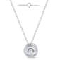Nova Star&#174; Sterling Silver 1/4ctw. Lab Grown Diamond Halo Pendant - image 2