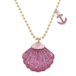 Betsey Johnson Seashell Pendant Necklace