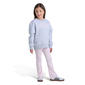 Girls (4-6x) adidas® Oversized Heather Crew w/ Rib Flare Pants - image 2