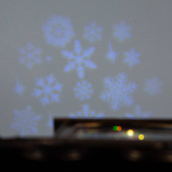 Kurt Adler 7-Inch Musical w/ Light Santa Water Train & Projector