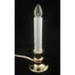 Northlight Seasonal White and Gold Christmas Candle Lamp - image 3