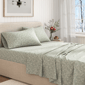 Freshfolds Winter Icy Bloom Flannel Sheet Set - image 5