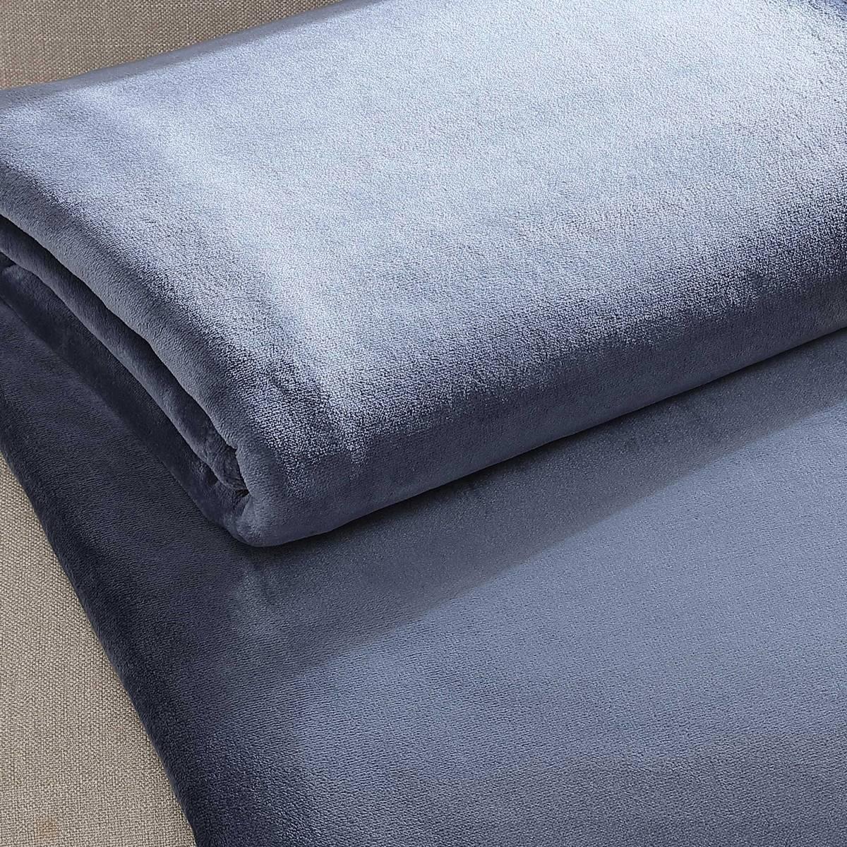Calvin Klein Solid Plush Blanket