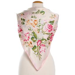Womens Jessica Mcclintock Pink Roses Scarf