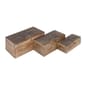 9th & Pike(R) Carved Decorative Wood Boxes - Set of 3 - image 1