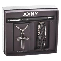 Mens Gentlemen''s Classics(tm) Stainless Steel Necklace/Tool/Pen Set