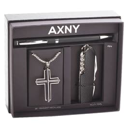 Mens Gentlemen''s Classics&#40;tm&#41; Stainless Steel Necklace/Tool/Pen Set