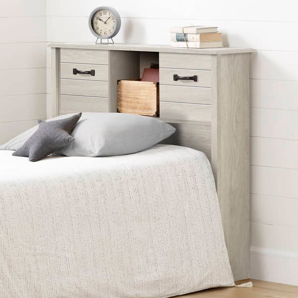 South Shore Ulysses Twin Bookcase Headboard