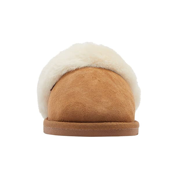 Womens LAMO Sheepskin Doubleface Scuff Slippers