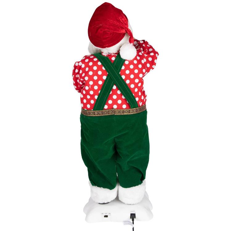 Northlight Seasonal 24in. Animated Santa Claus Christmas Figurine