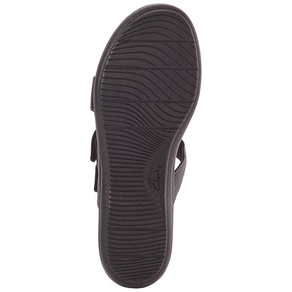 Womens Clarks® Laurieann Rose Black Sandals