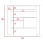 FM FURNITURE Brooklyn Ibiza Marble Top Kitchen Island - image 8