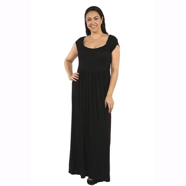 Plus Size 24/7 Comfort Apparel Cool Drink Maxi Dress - image 