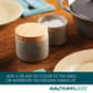 Rachael Ray 2pc. Ceramic Stacking Spice Box Set w/Lid-Grey - image 3
