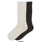 Womens HUE 2pk. Text Wool Crew Socks - image 2