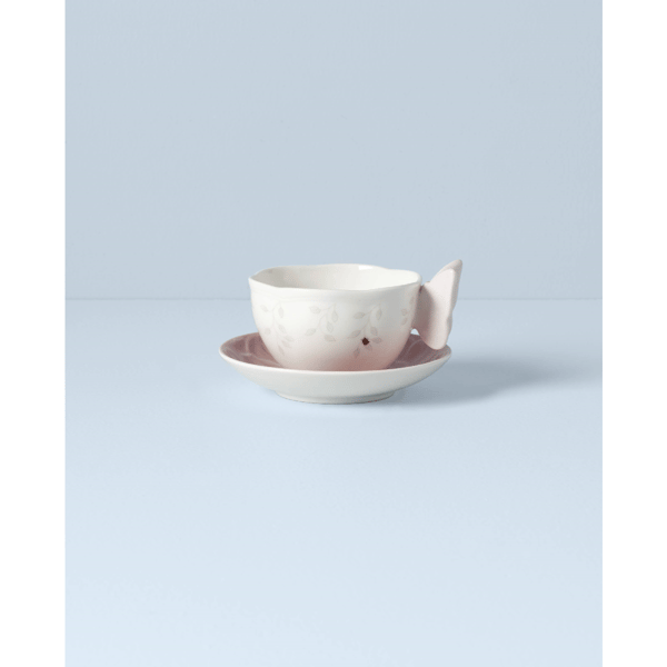 Lenox® Butterfly Meadow® Floral Pink Cup & Saucer