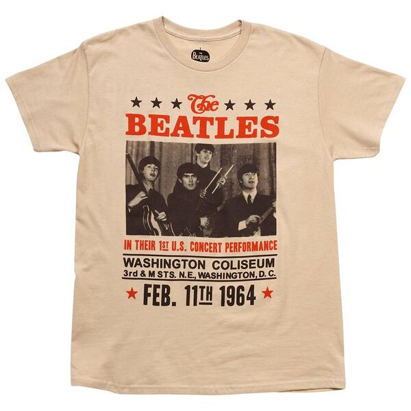 Young Mens The Beatles Washington DC Graphic Tee - image 