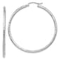 Gold Classics(tm) 14kt. White Gold 45mm Tube Hoop Earrings - image 1