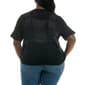 Plus Size Nina Leonard Short Sleeve Crochet Cardigan - image 3