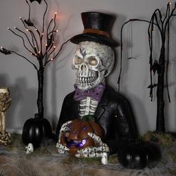 Northlight Seasonal LED Skeleton &amp; Jack-O-Lantern Halloween Décor