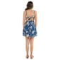 Juniors Angie Keyhole Smocked Waist V-Neck Slip Dress - image 3