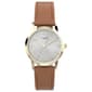 Womens Timex(R) Silver Dial Watch w/ Leather Strap - TW2Y72700JT - image 1