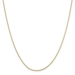 Adult Unisex Gold Classics(tm)10kt. 24in. Round Snake Chain Necklace