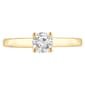 Nova Star® Yellow Gold 1/2ctw. Lab Grown Diamond Solitaire Ring - image 2
