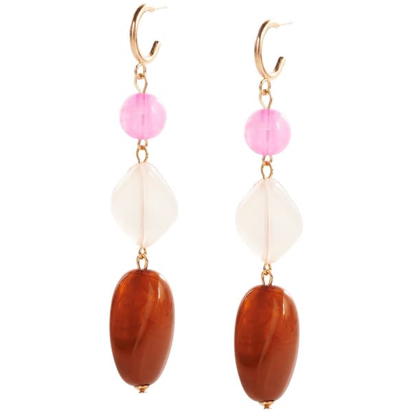 Ashley Cooper(tm) Beaded Dangle Linear Post Earrings - image 