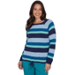 Womens Hearts of Palm Autumn Breeze Long Sleeve Tie Hem Sweater - image 3