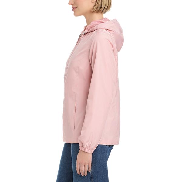 Womens d.e.t.a.i.l.s Windbreaker with Polka Dot Lining