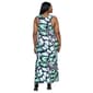 Plus Size 24/7 Comfort Apparel Butterfly Razorback Maxi Dress - image 3